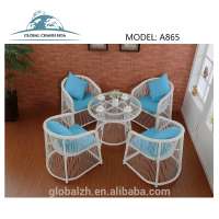 Cast Iron Modern Leisure Open Air Balcony Courtyard Chairs Tables Sofa Outdoor Furniture With Five Pieces