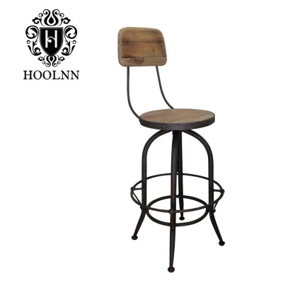 Wooden High Bar Chair With Armrest HL424