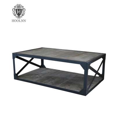 French Vintage Industrial Coffee Table HL408