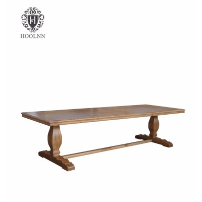 Oak Restaurant Dining Table Solid Wood