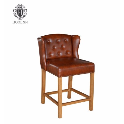 For Restaurant Kitchen Solid Wood Bar Chairs S2011